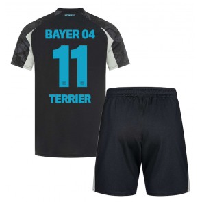 Bayer Leverkusen Martin Terrier #11 Dětské Alternativní dres komplet 2024-25 Krátký Rukáv (+ trenýrky)